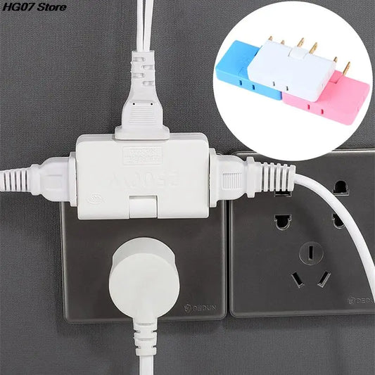 New 1PCS Rotatable Socket Converter 180 Degree Multi Plug Slim Wireless Outlet Adapter Extension Plug